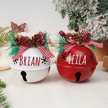 Personalized Christmas Tree Ornament,Custom 2026 Jingle Bell,Christmas Tree Ornament ,Bell Ornament Custom,Christmas Decor,Christmas Gift - Multicolor - View 6