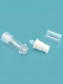 1/2pcs Plastic Lotion Bottles With Pump Head And Nozzle, Suitable For Essence, Foundation, Skincare Samples, Convenient Travel-Friendly Refillable Cosmetic Containers For Moisturizing And Product Testing - Multicolor - View 4