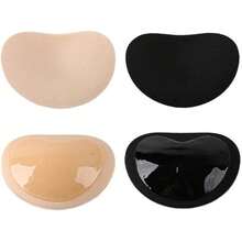 1 Pair Women's Bikini Padding, Thick Foam Push-Up Bikini Swimsuit Inserts, Beach Essential, Pool Float - Triangle - View 6