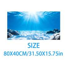 Aquarium Underwater Background, Fish Tank Sticker, Suitable For Freshwater/Saltwater Fish Tank, Shrimp, Aquarium Decoration Vinyl Mural, Removable Without Residue - A - View 54