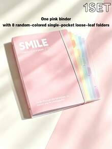 8pcs 3-Hole Binder Dividers, 8pcs Labeled Binder Dividers, 3-Hole File Folders, Letter Size, Labeled Binder Dividers, Suitable For Office, School, Home, File Storage, File Folder Binder. Only Binder Refills Sold, No Outer Shell Included - A - View 14