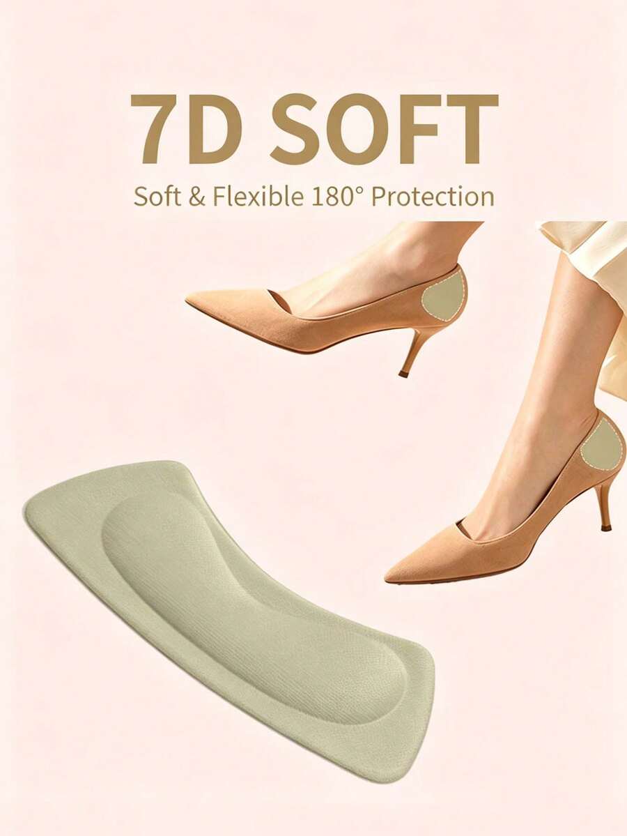 Anti-Friction Foot Double-Layered Heel Padded Thickened Heel Foot Pad For Non-Slip Heel Non-Slip Shoes With Hidden Heel Pad - Multi-color - View 1
