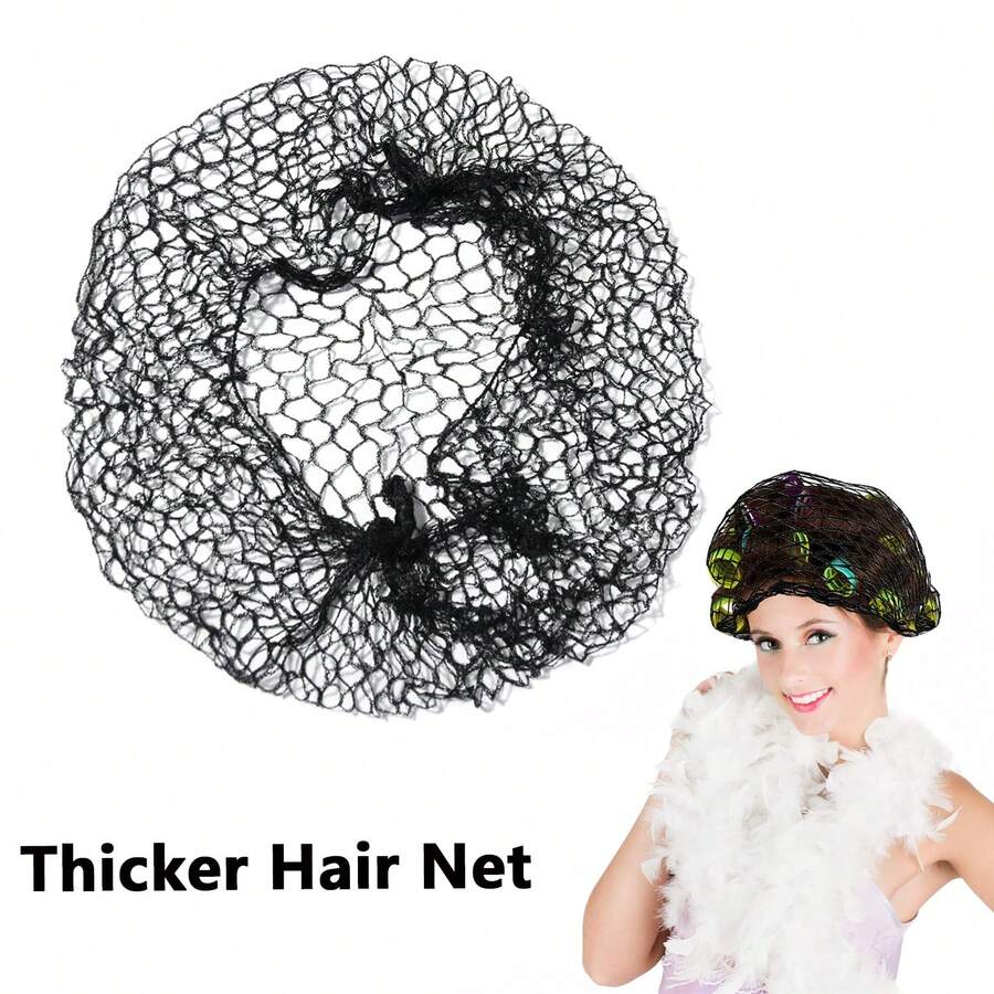 Thicker Hair Net,Disposable Headgear,Hair Nets For Food Service Workers, Invisible Nylon Hair Net For Women And Men, Kitchen Hairnets For Foodservice,Black Invisible Elastic Edge Wig Cap, Reusable Hair Net For Women's Buns, , Ballet - Multicolor - View 1