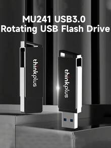 Lenovo ThinkPlus USB Flash Drive Portable High-Speed Computer Dedicated Student Business Office Car Phone Mini Metal MU241 USB3.0 High-Speed U Disk - View 3