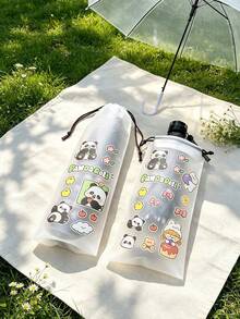 Waterproof Drawstring Umbrella Storage Bag, Reusable Portable Storage Bag, Keep Floor Dry, Lightweight Foldable Transparent Umbrella Bag, Multi-Functional Waterproof Storage Solution, Essential For Travel And Daily Commute - Multicolor - View 3