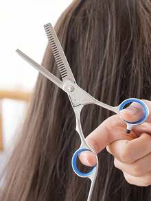 1pc Professional Hair Cutting Scissors, Trimming Shears, Thinning Scissors, Hair Salon Scissors, Suitable For Men, Women And Pets, Hairdressing Tool - Multicolor - View 6