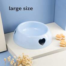 Customized Name Pet Bowl, Heart-Shaped Wheat Straw Cat Food & Water Bowl, Personalized Non-Slip Feeding Dish, Cute Pet Feeding Bowl Suitable For Small And Medium Pets - Multicolor - View 10