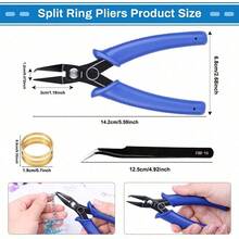 KLONKEE Jewelry Making Tools Jewelry Pliers Jump Ring Opener Keychain Pliers For Opening Split Rings/Jump Rings Jewelry Bracelet Fishing Bead DIY Handmade Jewelry Making Tools - A - View 3