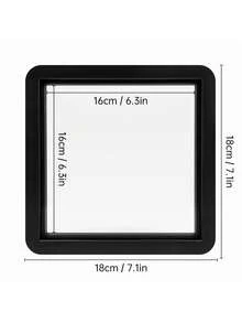 Diamond Painting Frame, Transparent High-Definition Film Frame, Flip-Cover Design For Easy Artwork Replacement, Desktop And Wall Mount, Home Decor Artwork Display - Multicolor - View 3