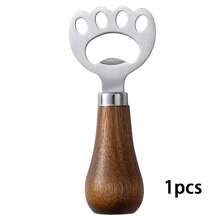 1 Piece Personalized Cat‑Paw Bottle Opener, Custom‑Engraved Stainless‑Steel Bottle Opener, Gift For Beer Lovers, Father's Day Gift, Unique Gift For Men, Groomsmen Gift - Multicolor - View 14