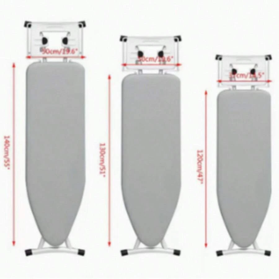 1pc Universal Ironing Board Cover, Elastic Edge, Stain-Resistant & Heat-Resistant, Thick Cotton Padding, Iron Heat Insulating Cover, Suitable For Ironing Board - A - View 1