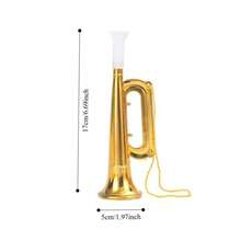 2pcs Loud Horns, Extra Large Cheerleading Horns, Lively Atmosphere Blowing Tools, Pet Interaction Training Musical Instruments, Stadium Party Horns - View 3