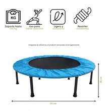 Fitness Trampolines - Blue - View 2