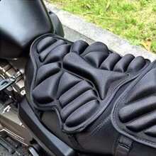 Motorcycle Seat Cushion Front And Rear Comfortable Pad, Universal Shock-Absorbing Breathable Anti-Slip Lycra Material, Suitable For Motorcycles And Scooters, Motorcycle Essential - A - View 13