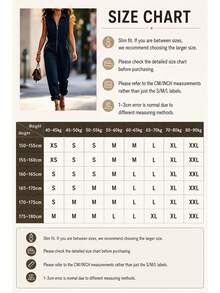 Women's Fashion Gray Wide Leg Jumpsuit Long Casual Woven Fabric Spaghetti Strap Luxury Utility Commuter - Navy Blue - View 7