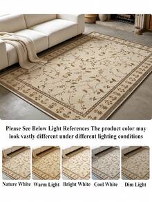 1 buah Karpet Ruang Tamu Motif Bunga Unta Musim Gugur. Cocok untuk Dapur, Ruang Makan, Dekorasi Liburan Kamar Tidur, Kantor, Lobi, Keset Anti Selip, Kamar Mandi, Lorong, Ruang Belajar, Karpet Area Ruang Bermain. - Unta - View 8
