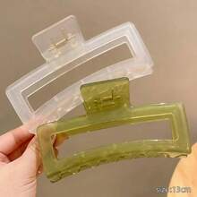 1-3pcs Rectangular Hair Clips, Dopamine Hair Clips Hairpins Hair Clips Hair Clips Hairpins, School Supplies, University Autumn/Winter Women's Hair Accessories, Suitable For Vacation Travel Summer Beach Styling - Multicolor - View 6