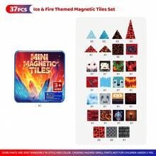 Cartoon Pattern Magnetic Building Blocks Set, 3D Magnetic Tiles Puzzle Toy For Kids, Early Education Educational Toy To Develop Spatial Imagination, Parent-Child Interactive Tabletop Game, Fun Desktop Decoration, Suitable For Children, Teenagers And Adults, Surprise Collectible Gift Box, Ideal Birthday, Holiday And Party Gift For Boys And Girls - Multicolor - View 13