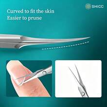 Cuticle Scissors Nail Cuticle Scissors, Stainless Steel Dead Skin Removal Scissors Manicure Tool, Precise Trimming Of Dead Skin And Hangnails, Smooth Cut Without Pulling Skin - Multicolor - View 9