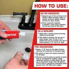 Silicone Sealant, Clear, 2.7 Fl Oz Tube, 1 Pack - 100% Waterproof Sealant For Glass, Ceramic, Wood, Plastic & More - Style TypeA - View 2