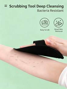 Exfoliating Body Scrub And Back Cleaning Tool, Available In Two Handle Styles, Coarse And Fine Textures To Meet Different Needs, Gently Removes Dead Skin Cells Without Pain, Suitable For Daily Bathing And Cleansing - Multicolor - View 8