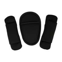 3-Piece Stroller Shoulder Pad, Child Car Seat Belt Pad, Stroller Crotch Strap Protector Set, Baby Carriage Accessories - Multicolor - View 14