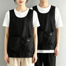 Breathable Sleeveless Apron, Cool And Comfortable, Suitable For Long-Term Wear In Summer. Features Quick-On/Off Design, Large Pockets For Convenient Storage, Suitable For Kitchen Cooking, Art Studio Activities And Daily General Use, Simple And Versatile. - Multicolor - View 3