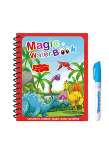 1 buah Buku Lukisan Air Ajaib untuk Anak-anak, Buku Gambar Mewarnai Air yang Dapat Digunakan Kembali, Mainan Balita dan Taman Kanak-kanak, Pena Warna Acak - MultiWarna - View 5