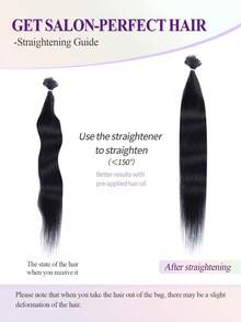 Nano Ring Hair Extensions, Natural Black, 12-22 Inches, Silky Straight Remy Human Hair, Micro Nano Ring Bead Hair Extensions For Women - Multicolor - View 8