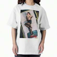 KATSiEYE's Megan Unisex Short-Sleeve Autumn Outfit For Women - White - View 1