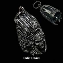 AD 1pc Motorcycle Bell For Men And Women, Bicycle Bell Accessory, Motorcycle Angel Bell, Evil-Warding Bell, Vintage Punk Motorcycle, Stainless Steel Lucky Riding Bell - Titanium Steel - Motorcycle Bell - View 9