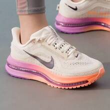Nike Pegasus Premium Women's New Athletic Full-Length Air Cushion Running Shoes - Pink-white/Orange-purple - View 4