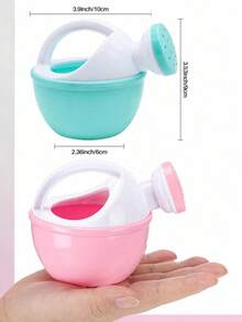 1pc Mini Plastic Watering Can, Ergonomic Handle, Suitable For Indoor And Outdoor Plants, Gardening Plant Care, Bathtub Swimming Pool Beach Kids Accessories (Random Color) - Multicolor - View 12
