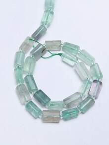 1 Strand 8-11mm Natural Garnet Amazonite Tourmaline Gems Beads Irregular Cylinder Shape Beads For Jewelry Making Diy Bracelet Accessories - Multicolor - View 21