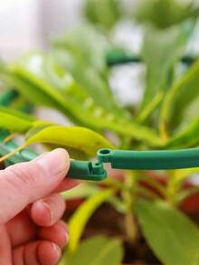 4pcs/8pcs Garden Plant Support Stakes Plastic Semi-Circular Hoop Flower Pot Climbing Plant Rack Peony Flower Stand - Christmas Cactus Support Stand - View 9