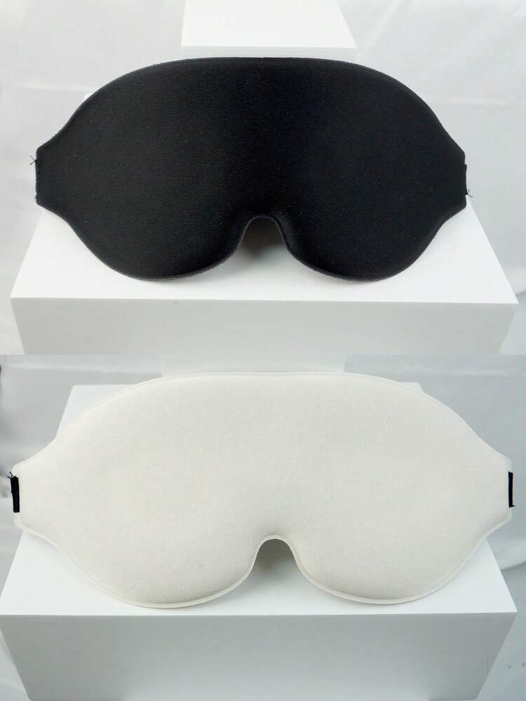 2/1pc Artificial Silk Sleep Mask Set, Satin Sleep Mask With Hair Scrunchie, Light-Blocking Night Eye Mask, Wedding Bridesmaid Gift, Pink, Silk Satin Sleep Mask, Unisex - Multicolor - View 27