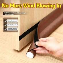 1pc Adjustable Door Bottom Seal Strip, Door Draft Stopper, Single-Sided Gap Blocker, Foam Weatherstripping, Back To School Supplies - A - View 9