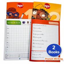 Lachilly French Alphabet Handwriting Practice Workbook Set, Letter Tracing And Copying Exercises, Language Learning Materials, Classroom Learning Resources - YY053ALL 2 Books Set - View 9