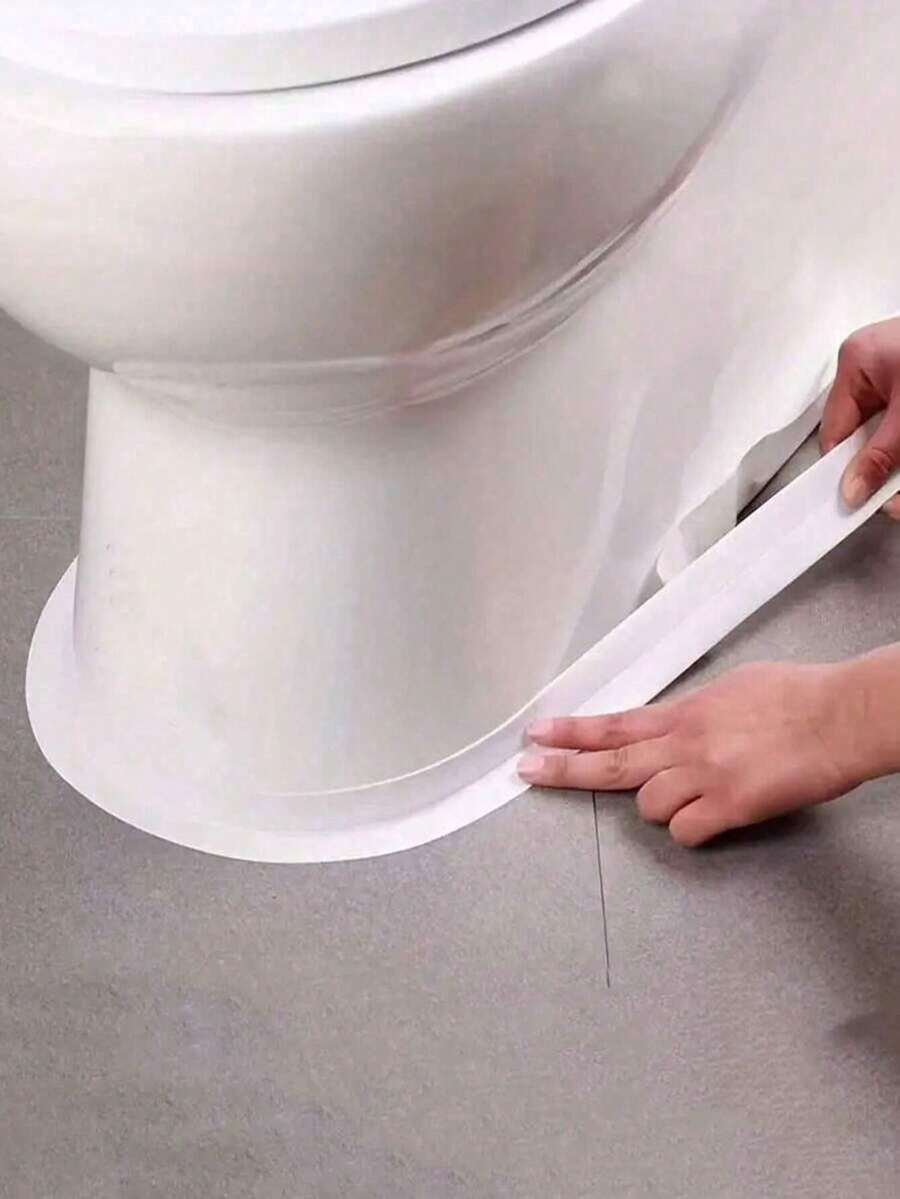 1 Roll Waterproof And Mildew-Proof Toilet Sealing Tape, Kitchen And Bathroom Self-Adhesive Sealing Strip, Bathroom Moisture-Proof, Kitchen Sink Decorative Joint Sticker
