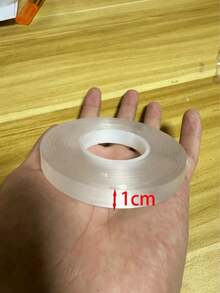 1 Roll 1/3/5/10M Heavy Duty Double-Sided Tape, Reusable Strong Adhesive Tape, Multi-Purpose Washable Removable Nano Tape, Suitable For Home/Office/Car Adhesion, Best For Home Decor Tools, Stickers, Wall Decals - Multicolor - View 13