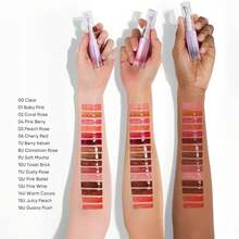 SKINTIFIC Glossy Lip Serum, Melembapkan dan Mengencangkan Bibir (10U Toast Brick) - 04 Buah Berry Merah Muda - View 10