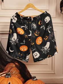 مجموعة ملابس منزلية من 3 قطع من Notgurli للهالوين – طباعات الخفافيش والقرع؛ مرحة ومريحة ومثالية للاسترخاء اليومي في المنزل وحفلات المنزل - متعدد الألوان - مشاهدة 16