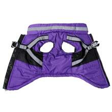 2-IN-1 Pet Jacket & Harness With Reflective Strip Autumn/Winter Warm Dog Coat Thicken Outdoor Windproof Clothes Suitable For Small And Medium Dogs - Multicolor - View 10