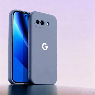 حافظة هاتف من السيليكون السائل مع بطانة مخملية ل- Pixel 6 6a 6pro 7 7a 8 8a 8pro 9 9a 9 Proxl 10 10a 10pro Xl 11 11pro Xl