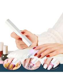 1pc Mini Rechargeable LED UV Gel Nail Lamp, Handheld LED Nail Curing Light, Professional LED Gel Nail Lamp, USB Powered Mini Vacuum - Lightweight, Portable, Suitable For DIY Home Nail Salon - Multicolor - View 3
