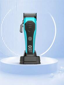 Professional Men's Hair Clipper - Dual Wired/Wireless Operation, Electric Trimmer Set, Suitable For Home And Barbershop, Equipped With LED Battery Display - Great Birthday Gift For Men, 1800mAh Battery Capacity - View 10