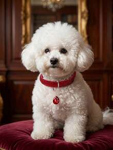 Luxury Rhinestone Red Pet Collar With Water Drop Pendant, Adjustable Fashion Shiny Pet Neck Collar, Suitable For Small And Medium Cats And Dogs Photo Accessory, Pet Supplies - Red - View 2