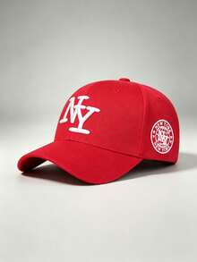 1pc Men Hats Letter NY Embroidered Side NY Printing Baseball Cap, Adjustable Hat,Great For Hiking, Social Gatherings, Travel, And Sun Protection - Multicolor - View 14