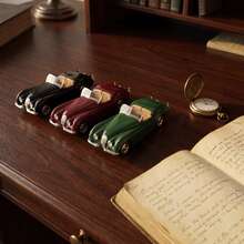 Classic Convertible Vintage Car Simulated Alloy Diecast Model, Retro Old Vehicle Collection Desktop Ornament, Play Car Toy, 3 Colors Optional - Multicolor - View 8