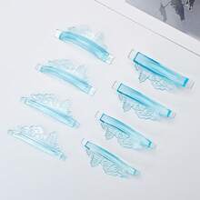 Lomansa 8pcs Eyelash Lift Pads, 3D Eyelash Curling Rods, Adhesive Soft, Reusable - Multicolor - View 11